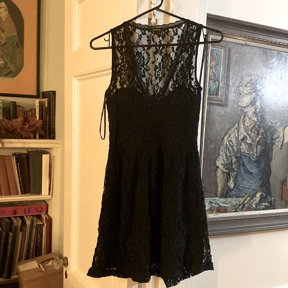 Forever21 Black Lace Dress!